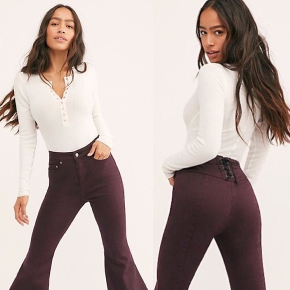 Free People Denim - Free People | Lace Up Back Jeans